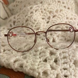 Disney Foster Grant Red Metal Reading Glasses +1.50